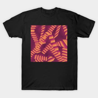 Liminal Stairs Orange Haze T-Shirt